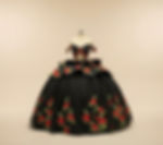 Gothic Romance Rose Ball Gown 