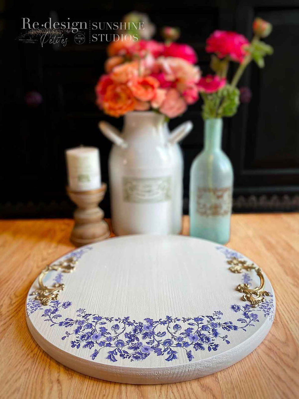 Μικρογραφία: Azure Florals II - H2O Redesign Transfers