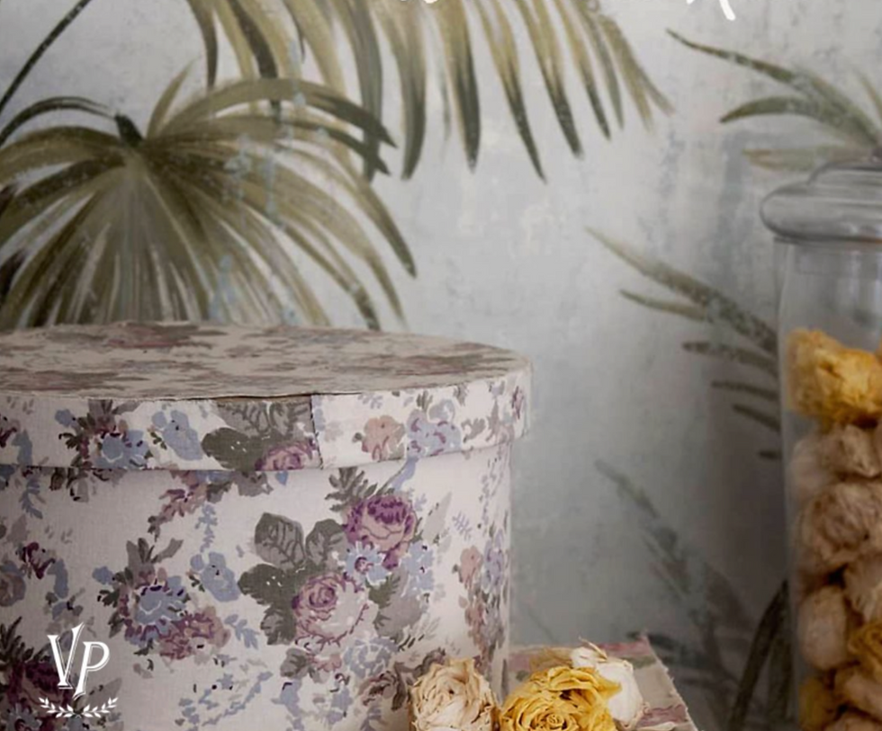 Μικρογραφία: Wallpaper  Vintage Paint -  Roses Forever