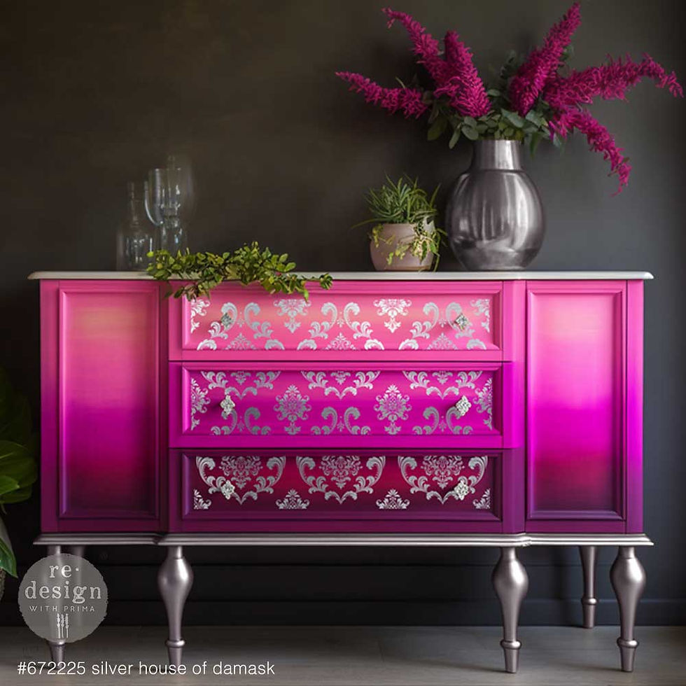 Μικρογραφία: Decor Foil Transfers® Kacha - Silver House of Damask