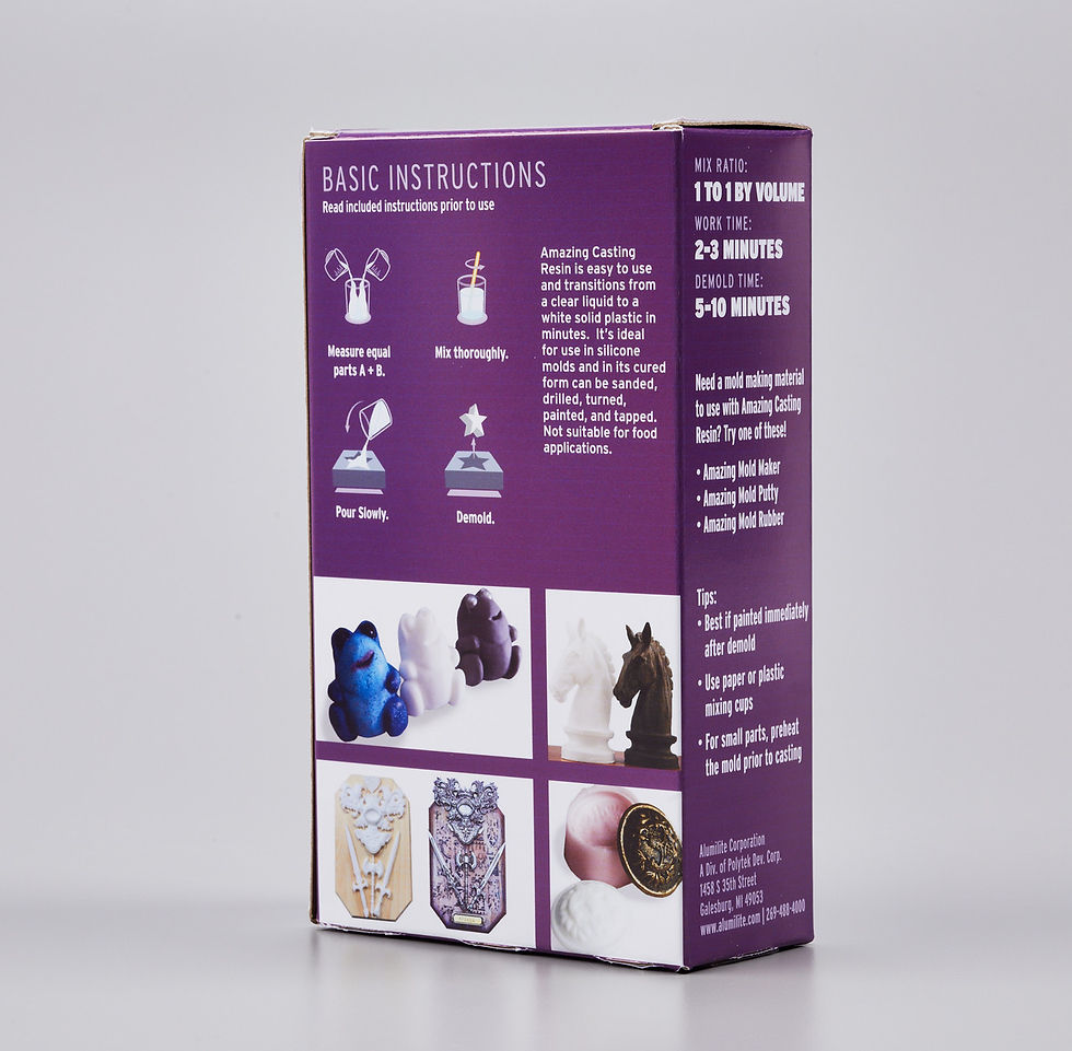 AMAZING CASTING RESIN – INCLUDES PARTS A & B