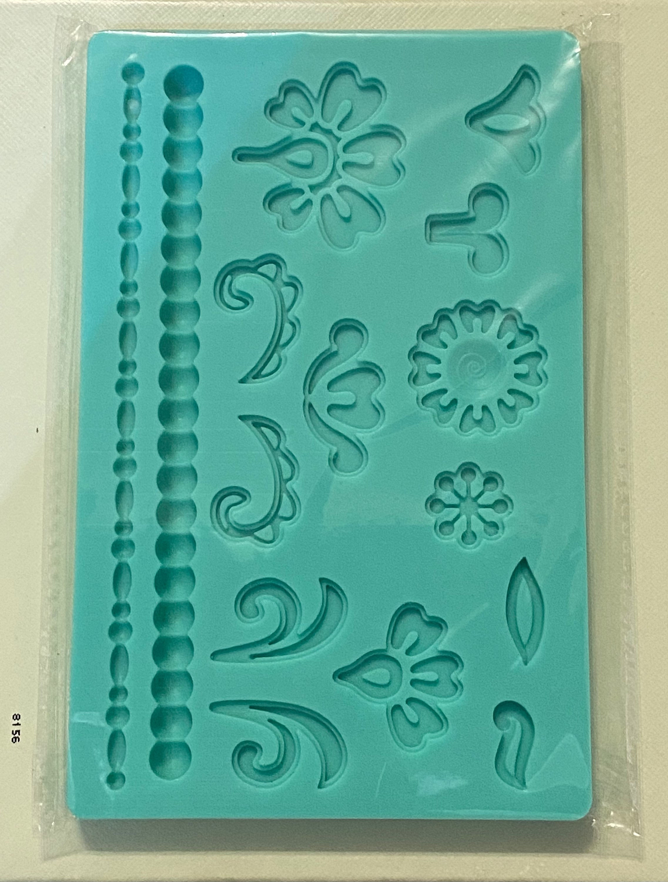 Καλούπι Σιλικόνης DAMASK - Green Diamonds