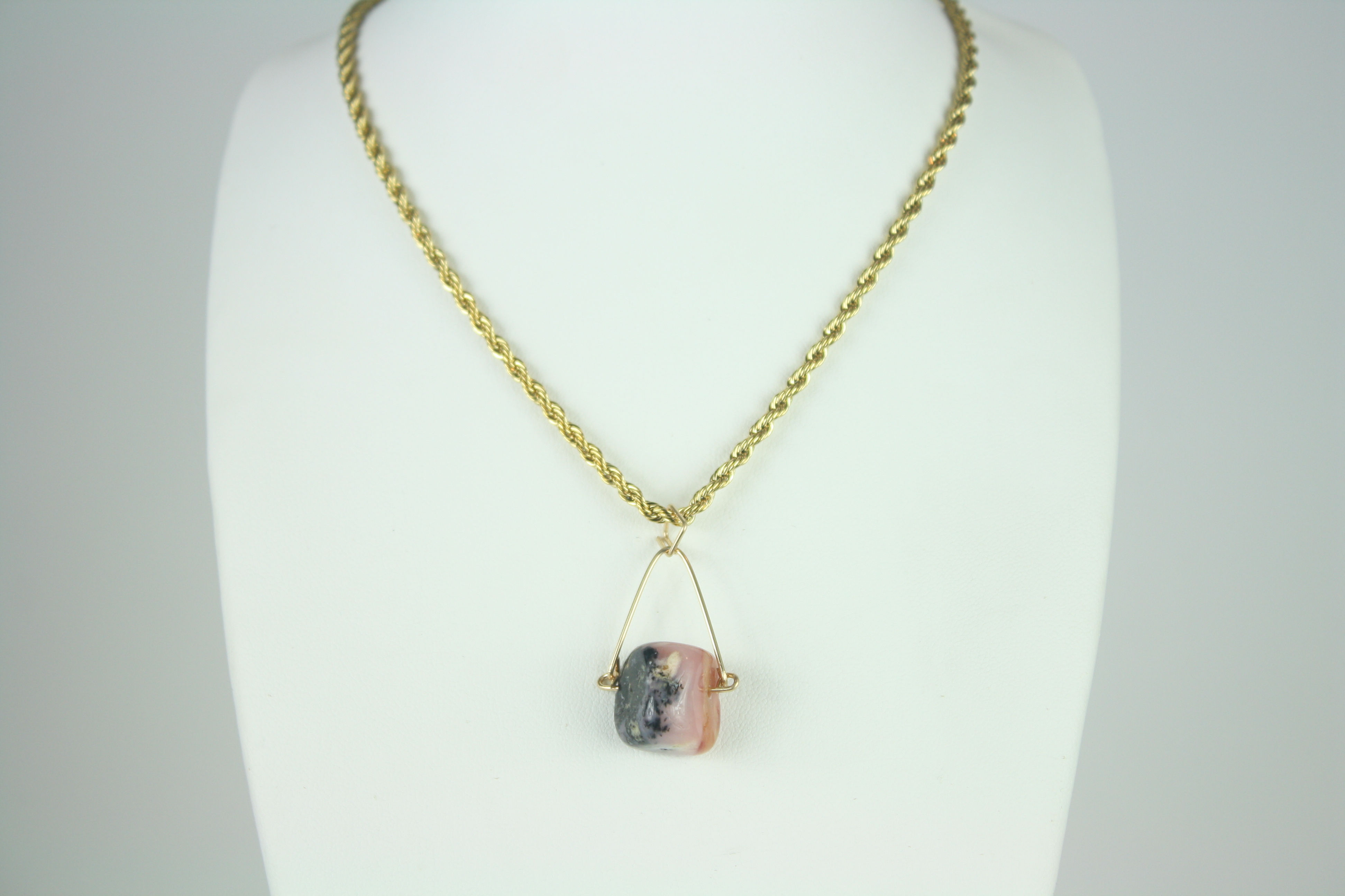 Pink Opal Mini Necklace