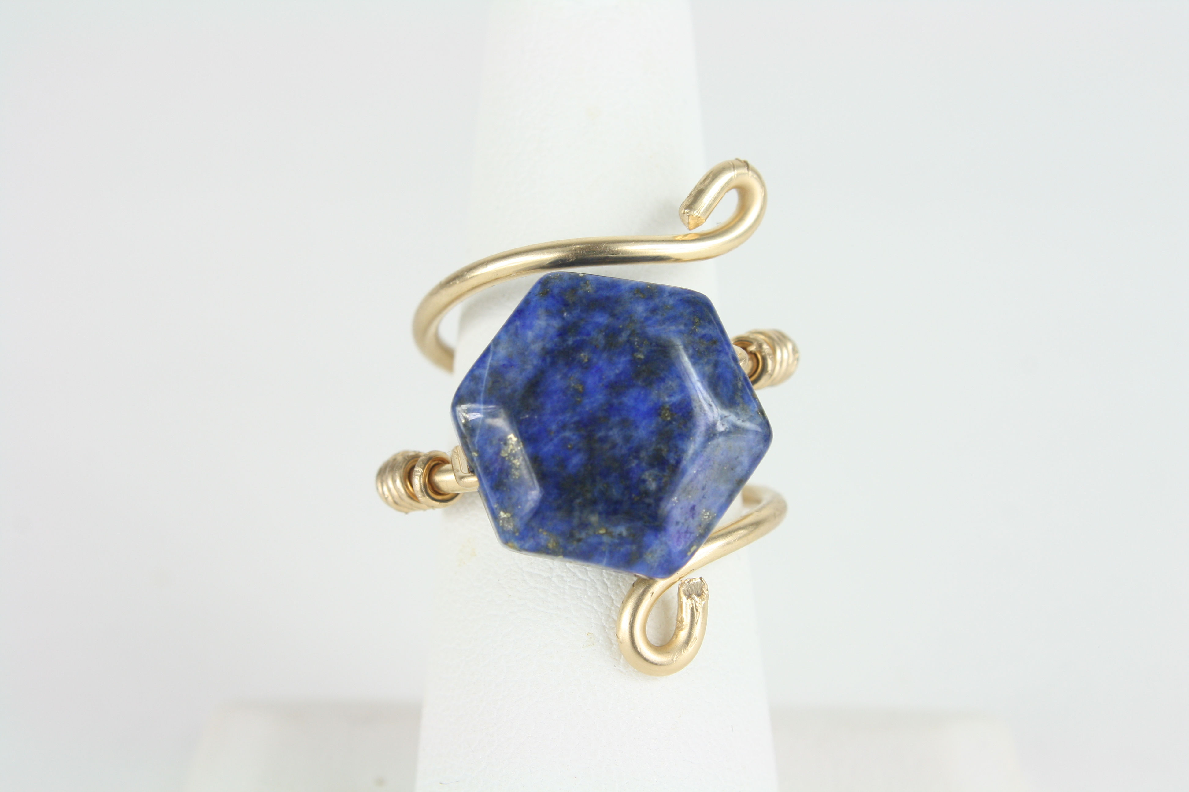 Lapis Adjustable Ring