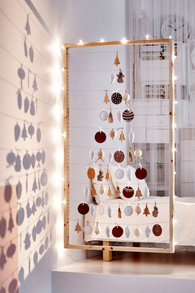 ตกแต่งบ้าน,ไม้สน,ปีใหม่,ส่งท้ายปี,ไฟแต่งบ้าน,ไม้สน แต่งบ้าน