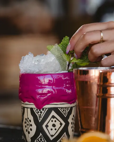 sophisticated cocktails at Tamara Beach Club