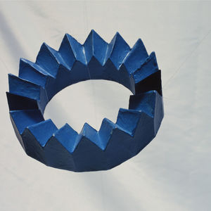 Abstract Sculpture 'Never Ending Dutch Houses' by Rosalinde Bakker. About finding individuality in uniformity