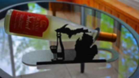 Michigan Wine Bottle Holder