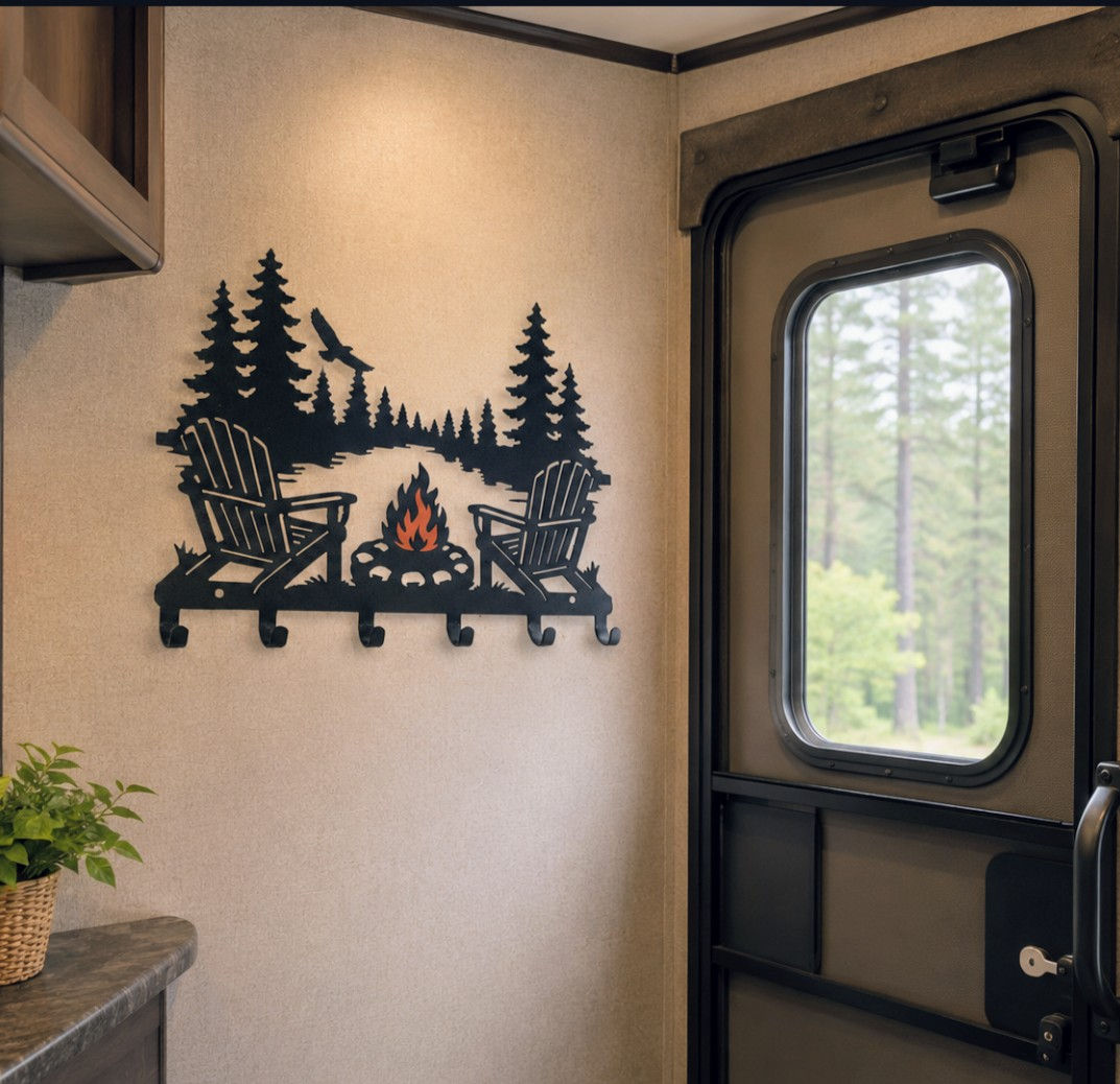Adirondacks and lake keys holder