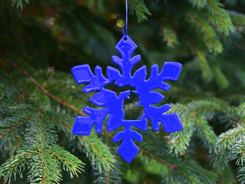Thumbnail: Michigan Snowflake Ornament (Style 3)