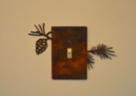 Pine Bough Single-Toggle Switch Plate