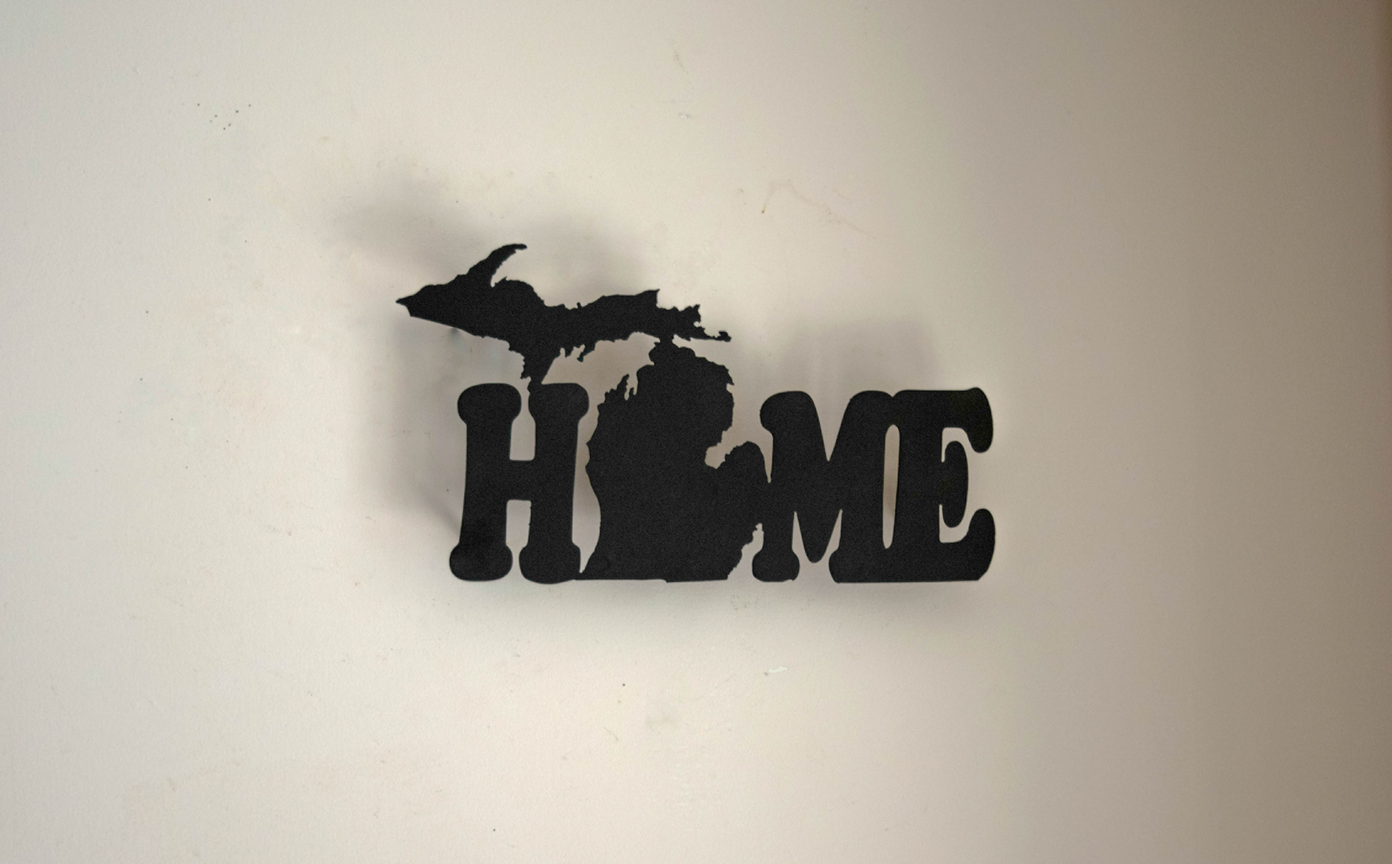 Michigan "Home" Wall Hanging
