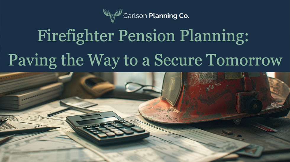 Firefighter Pension Planning: Paving the Way to a Secure Tomorrow