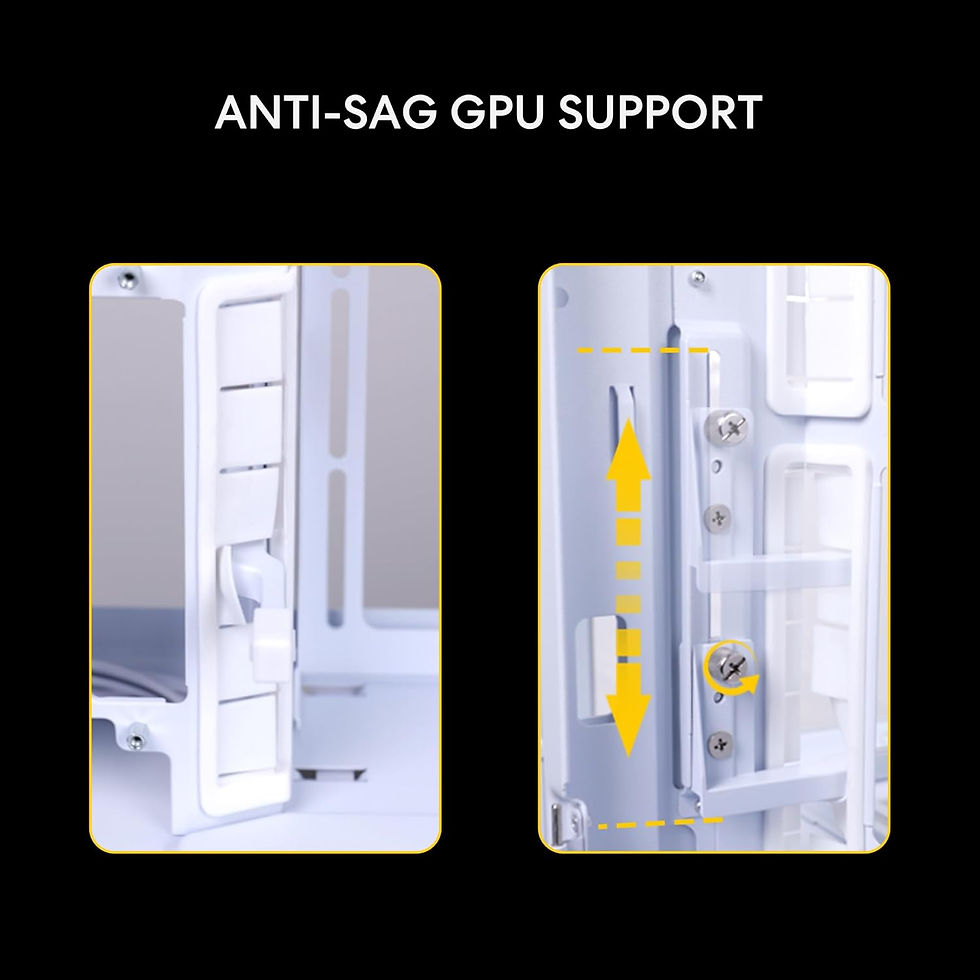 Thumbnail: Lian Li O11 Vision Compact White Steel ATX Computer Case