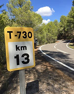 bergweg nabij Tarragona