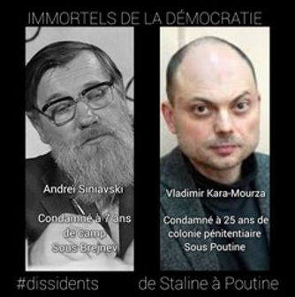 Immortels de la démocratie Kara Mourza et Siniavski