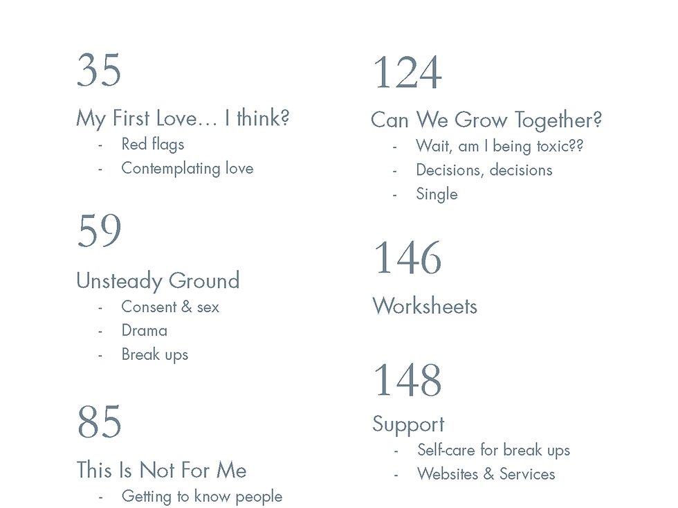 Relationships Book - Contents Page