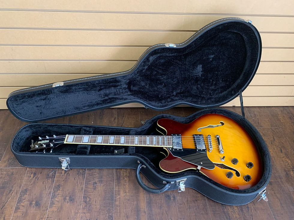 Thumbnail: Semi Hollow Body Electric Jazz Guitar Case Thin body