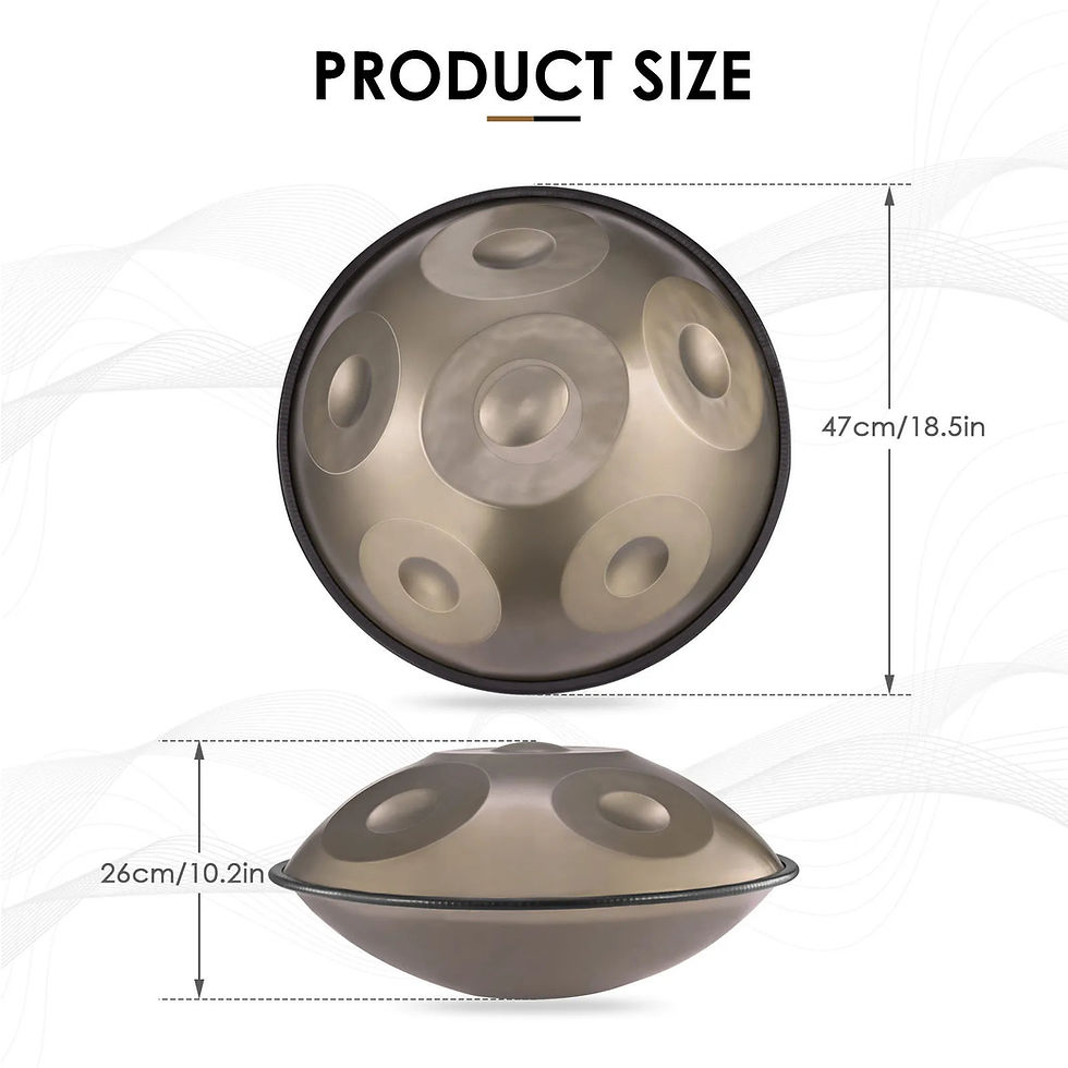 Miniature : Handpan 6 Notes (Steel Drums) Bronze
