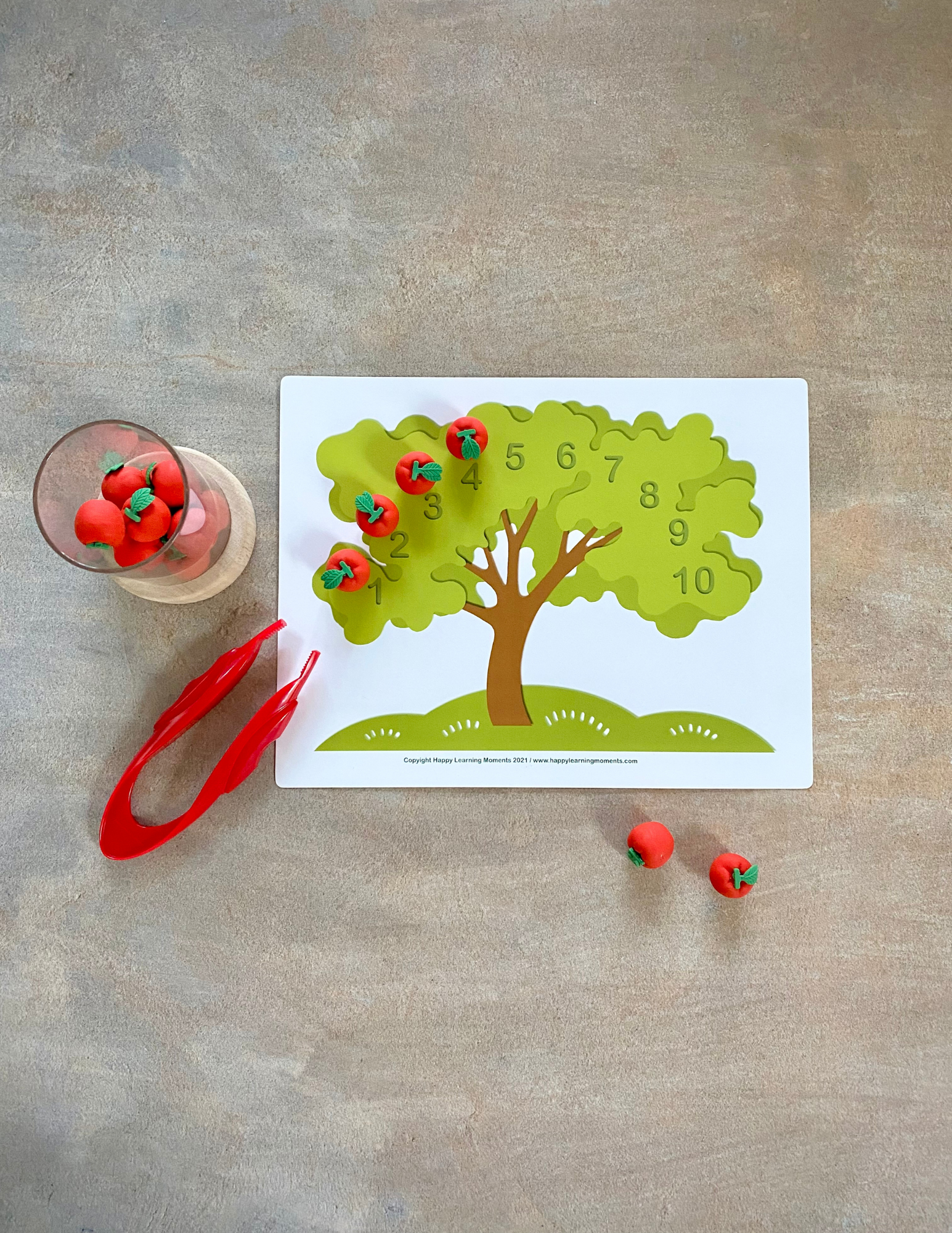 Apple Tree Counting 1-10