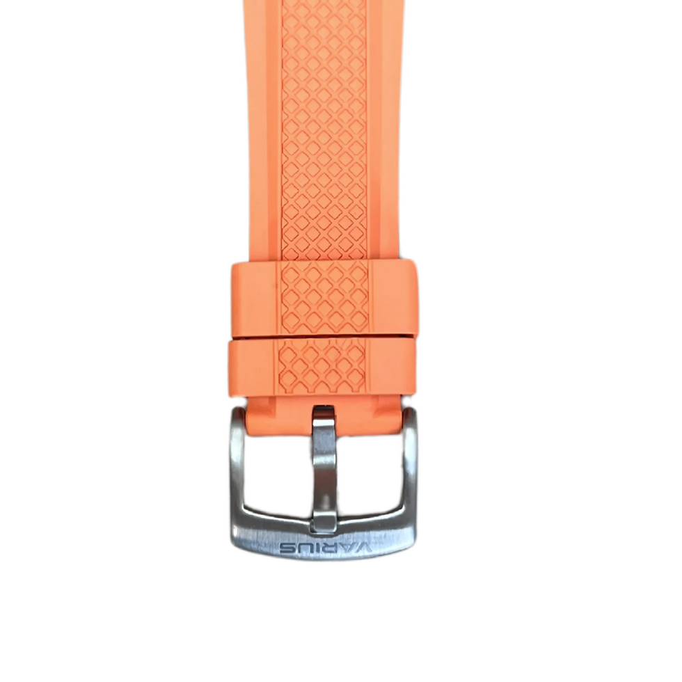 Thumbnail: 22MM FKM Rubber Strap (STRAP ONLY/ORANGE)