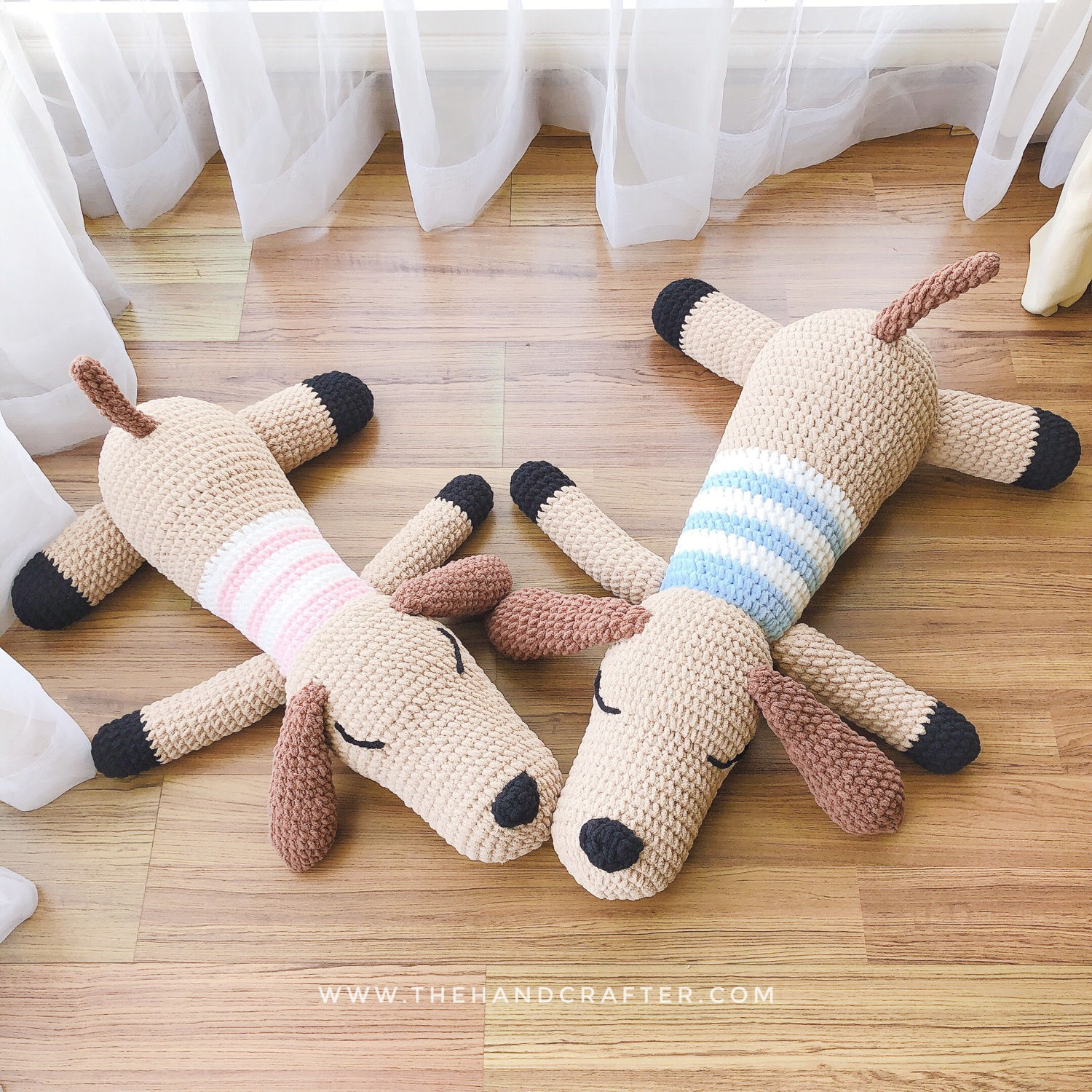 DIY crochet doggie plushie