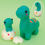 Thumbnail: 441-624 Neon color dino brachio