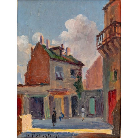 The late Italian painter Natale Pollastrini