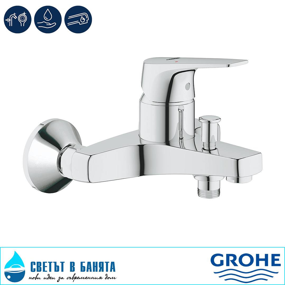Смесител за вана/ душ стенен BauFlow 23756000 GROHE