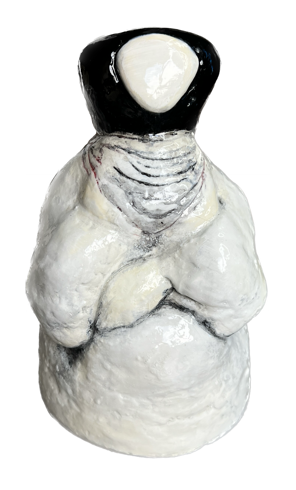 Sculpture 'Stone Woman № 1' made of ceramiplast
size 17 x 10 cm