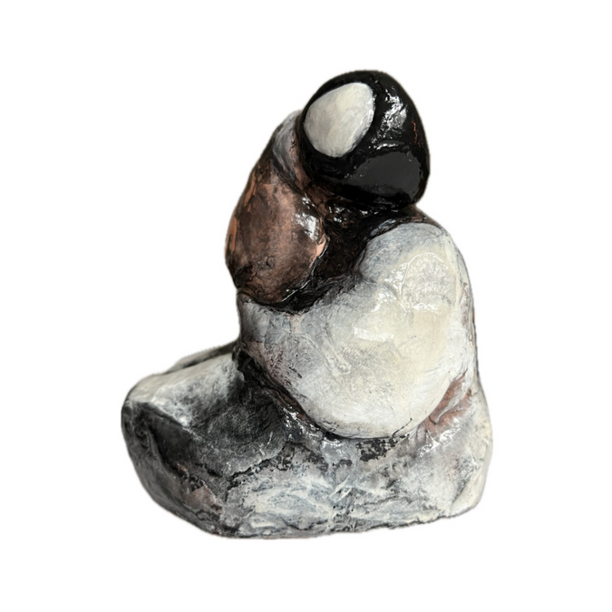 Sculpture 'Amphora' made of terracotta ceramiplast, acrylic, uf-lack
13 x 9 x 13 cm