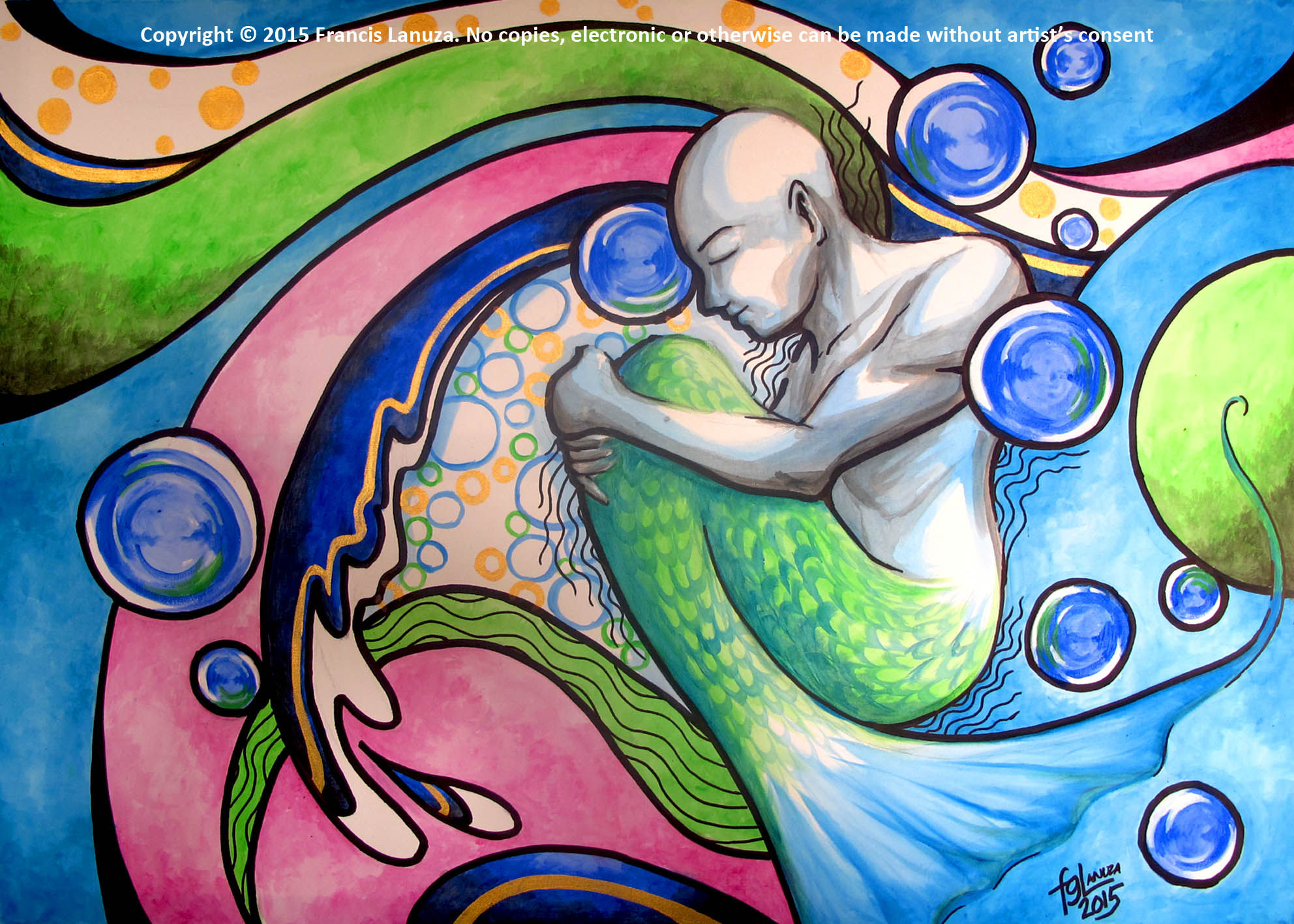 Art for Sale - Elemental Water by iSCO Designs