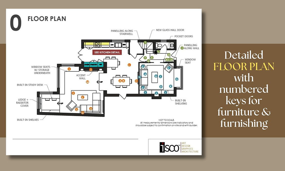 Interior Design Floor Plan by iSCO Designs