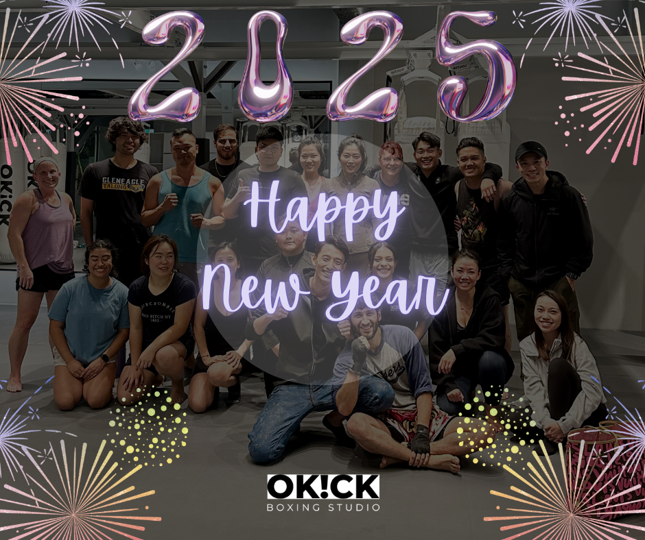 Joyful mood at OKICK Boxing Studio.