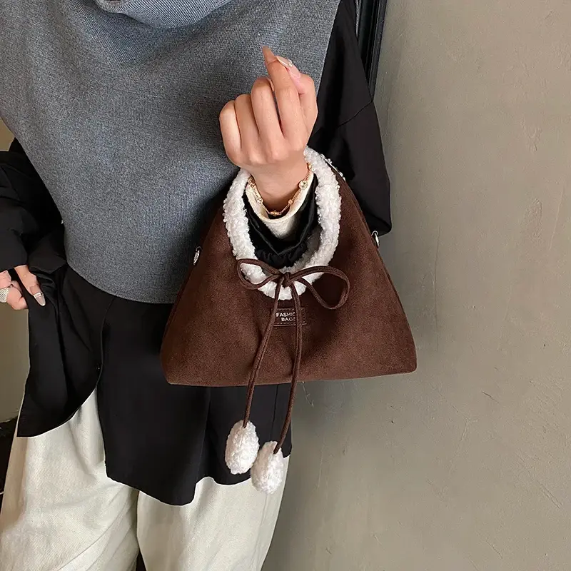 Thumbnail: Fashion Shoulder Bags for Women Design Suede Crossbody Bag 2026 Latest Luxury De