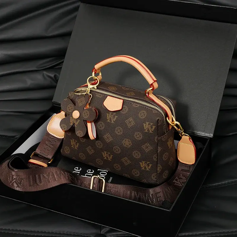 Thumbnail: Famous Designer Shoulder Bag Leather Craft, Handbags And Tote Bags For Chic Ladi