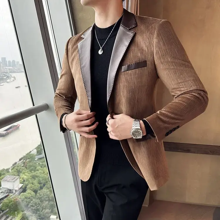 Thumbnail: New In Jacket for Men Blazers Man Coat Spring Autumn Cheap Sale Original Brands 