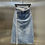 Thumbnail: Casual High Waist Denim Skirt with Lace Trim Splice Design And Slit for Women Fa
