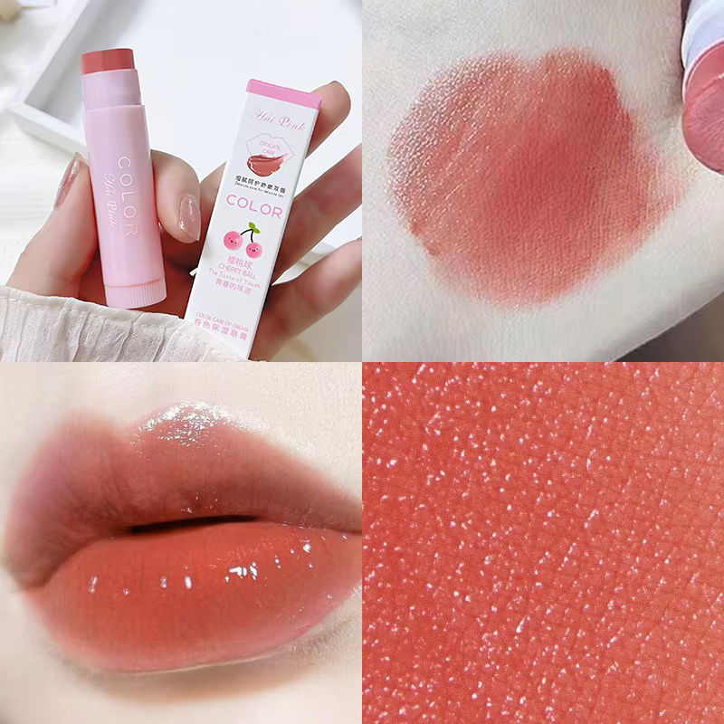 Thumbnail: Colored moisturizing lip balm lipstick moisturizing, moisturizing, diluting lip 