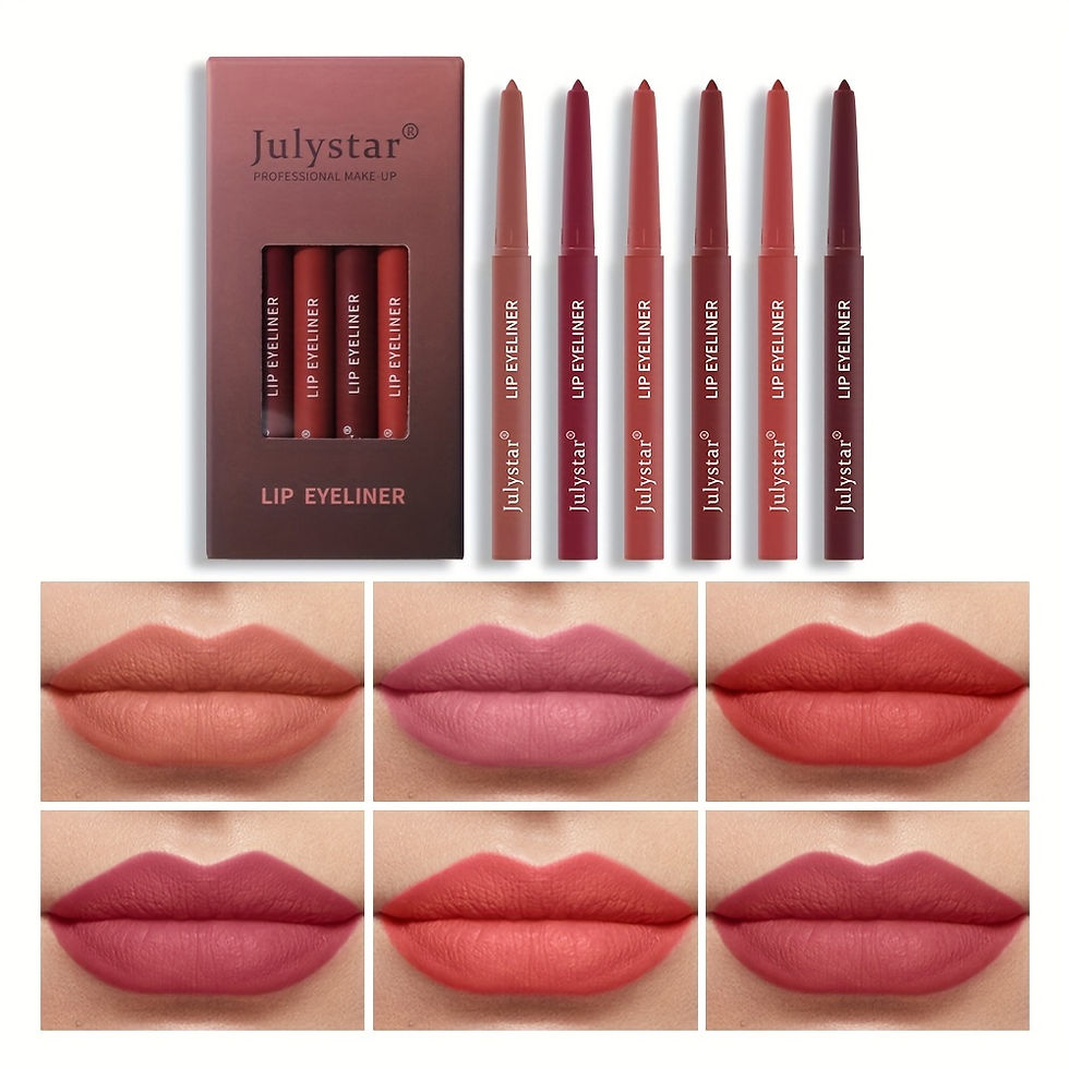 Thumbnail: Lip Pencil Waterproof Non-halo Lipstick Pen Pink Matte Lip Gloss Rotating Lip Li