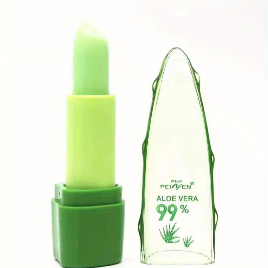 Aloe Vera Lip Balm, Magic Temperature Color Change Lipstick, Hydrating & Moistur
