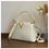 Thumbnail: Designer Style! 2025 Summer Women's Patent Leather Bag - Letter Embossed Premium