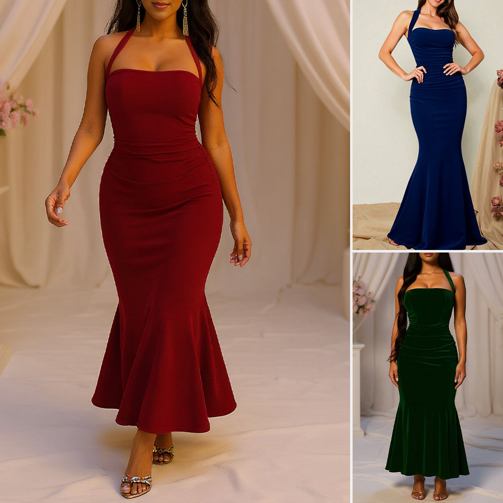 Women's Evening Party Gowns 2025 Vintage Sexy Club Prom for Women Bodycon Long D