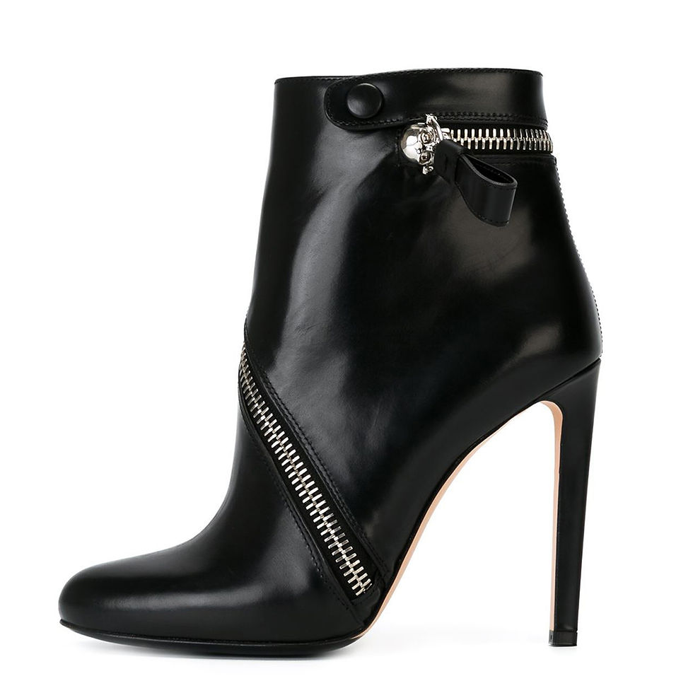 Thumbnail: Women's Ankle Boots Customized Designer 2024 Spring Autumn Round Toe High Heels 