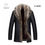 Thumbnail: Winter New Leather Jacket for Men Short Plush Thickened Jackets 2025 Men's Racco