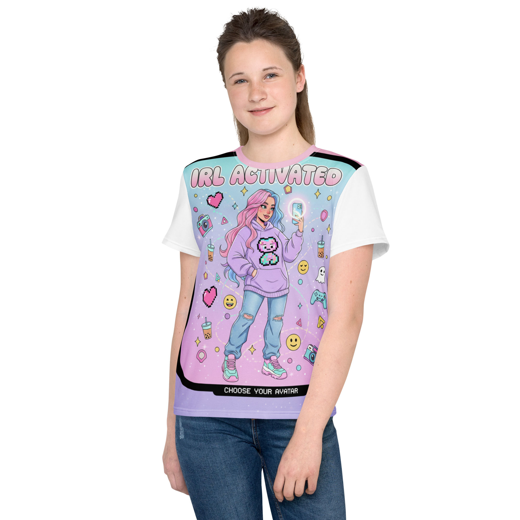 Youth crew neck t-shirt