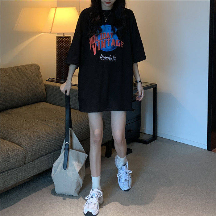 Thumbnail: Casual Aesthetic Aesthetic Short Sleeve Fashion Graphic Women's T-shirt Summer P