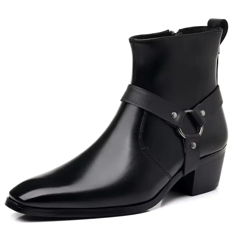 Thumbnail: Men's Boots Fashion Designer Chelsea Boots Luxury High Quality Men Cowboy Boots 
