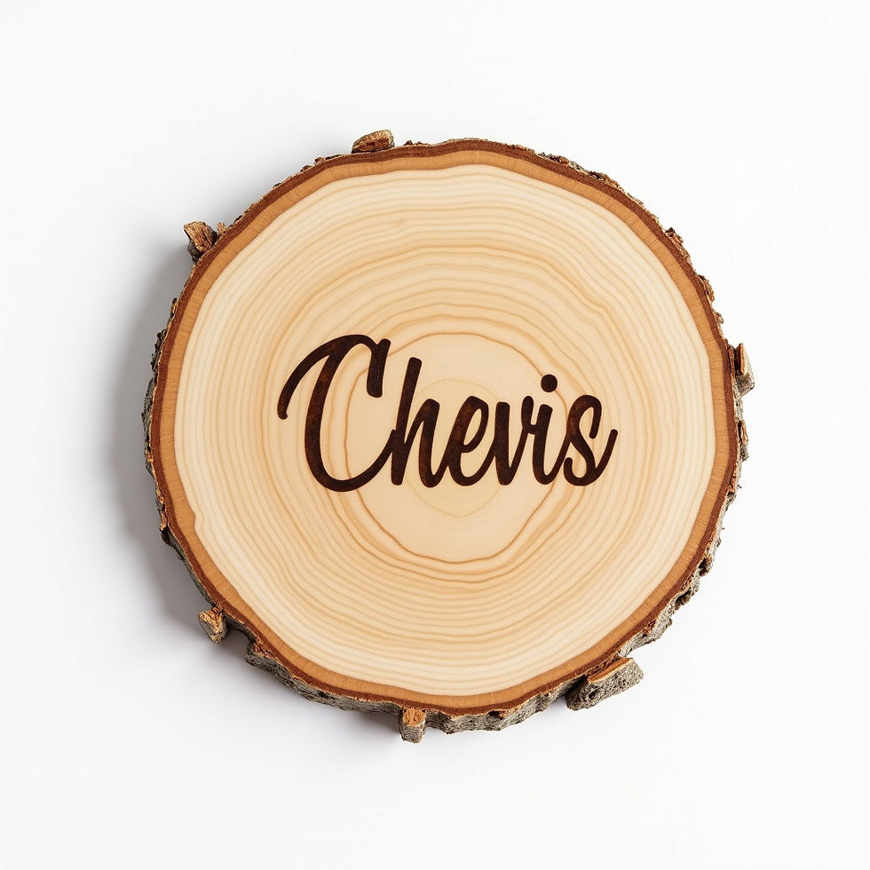 Personalized Wood Slice