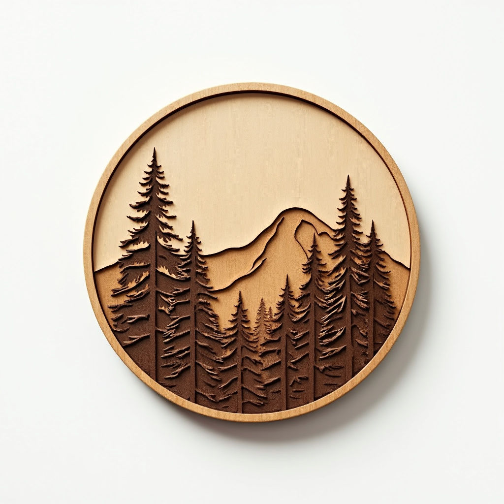 Forest Scene Plaque